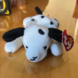 Ty Dalmatian Plush with Black Spots